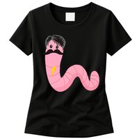 Worm With A Mustache James Tom Ariana Reality Womens T-Shirt