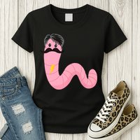 Worm With A Mustache James Tom Ariana Reality Womens T-Shirt