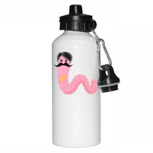 Worm With A Mustache James Tom Ariana Reality Aluminum Water Bottle