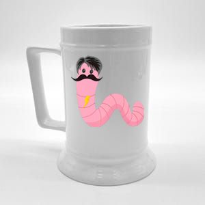 Worm With A Mustache James Tom Ariana Reality Beer Stein