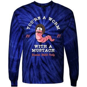 Worm With A Mustache James Tom Ariana Reality Tie-Dye Long Sleeve Shirt