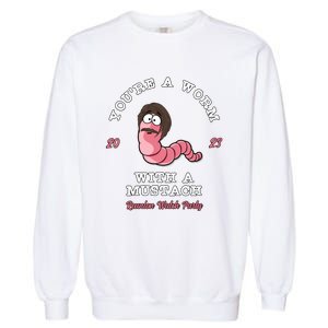 Worm With A Mustache James Tom Ariana Reality Garment-Dyed Sweatshirt