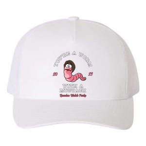 Worm With A Mustache James Tom Ariana Reality Yupoong Adult 5-Panel Trucker Hat