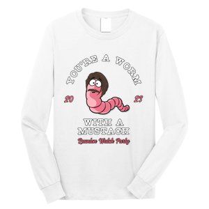 Worm With A Mustache James Tom Ariana Reality Long Sleeve Shirt