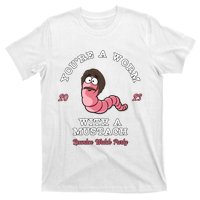 Worm With A Mustache James Tom Ariana Reality T-Shirt