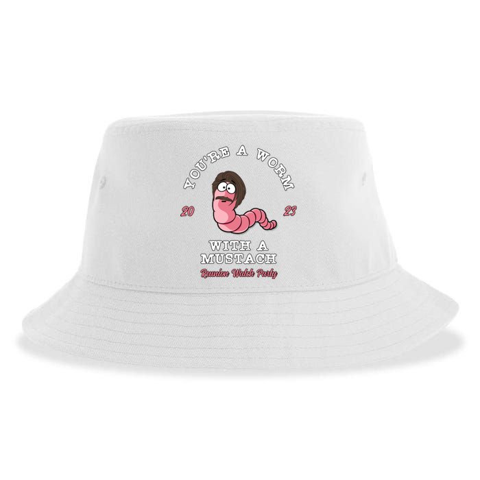 Worm With A Mustache James Tom Ariana Reality Sustainable Bucket Hat