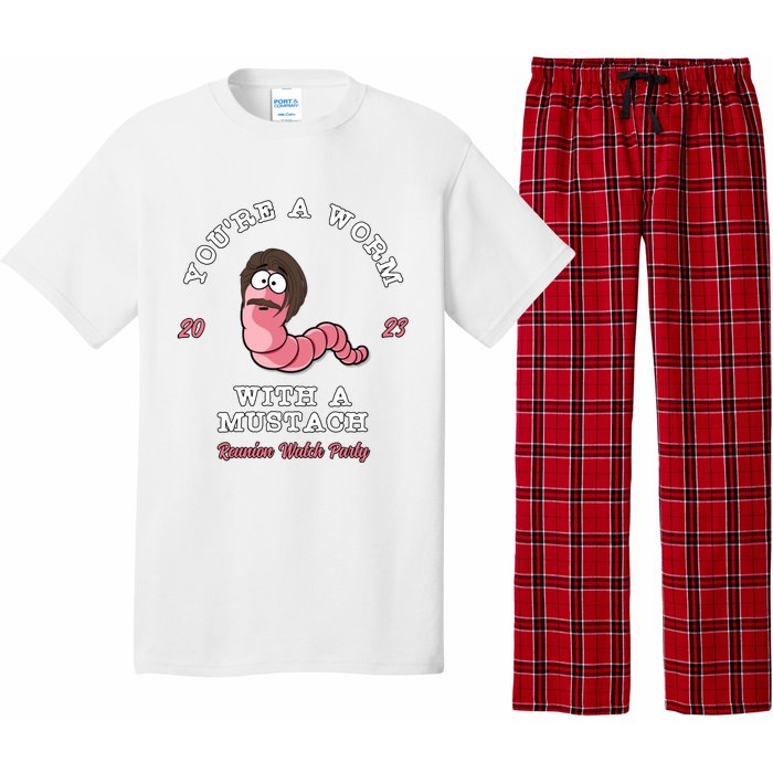 Worm With A Mustache James Tom Ariana Reality Pajama Set