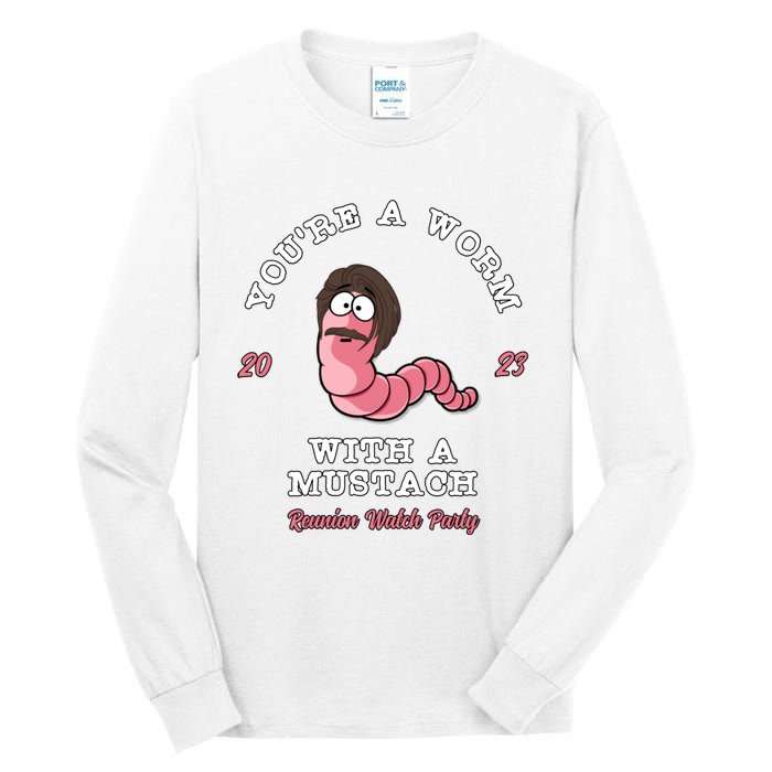 Worm With A Mustache James Tom Ariana Reality Tall Long Sleeve T-Shirt