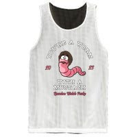 Worm With A Mustache James Tom Ariana Reality Mesh Reversible Basketball Jersey Tank