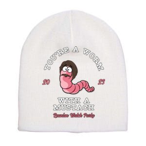 Worm With A Mustache James Tom Ariana Reality Short Acrylic Beanie