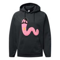 Worm With A Mustache James Tom Ariana Reality Performance Fleece Hoodie