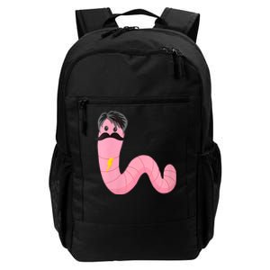 Worm With A Mustache James Tom Ariana Reality Daily Commute Backpack