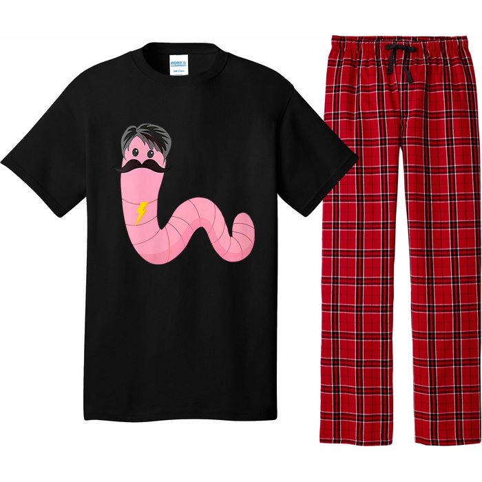 Worm With A Mustache James Tom Ariana Reality Pajama Set