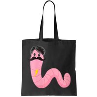 Worm With A Mustache James Tom Ariana Reality Tote Bag