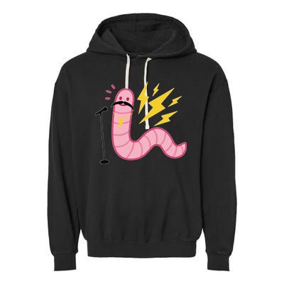 Worm With A Mustache Tom Ariana Reality Garment-Dyed Fleece Hoodie