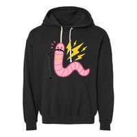 Worm With A Mustache Tom Ariana Reality Garment-Dyed Fleece Hoodie