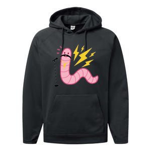 Worm With A Mustache Tom Ariana Reality Performance Fleece Hoodie