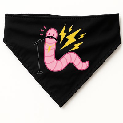 Worm With A Mustache Tom Ariana Reality USA-Made Doggie Bandana