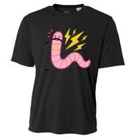 Worm With A Mustache Tom Ariana Reality Cooling Performance Crew T-Shirt