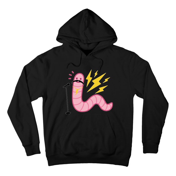 Worm With A Mustache Tom Ariana Reality Hoodie