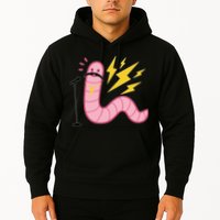 Worm With A Mustache Tom Ariana Reality Hoodie