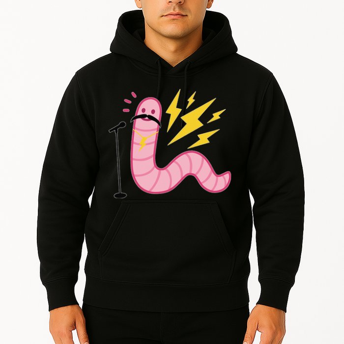 Worm With A Mustache Tom Ariana Reality Hoodie