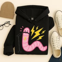 Worm With A Mustache Tom Ariana Reality Hoodie