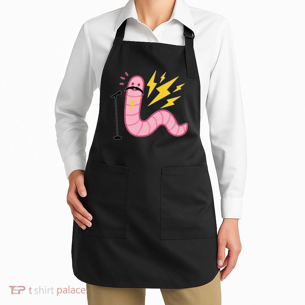 Worm With A Mustache Tom Ariana Reality Apron