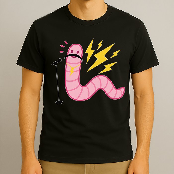 Worm With A Mustache Tom Ariana Reality T-Shirt