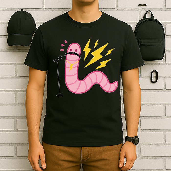 Worm With A Mustache Tom Ariana Reality T-Shirt