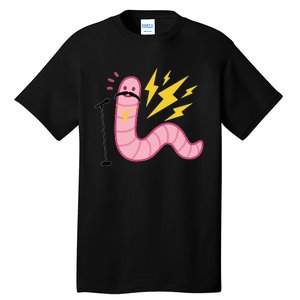 Worm With A Mustache Tom Ariana Reality Tall T-Shirt