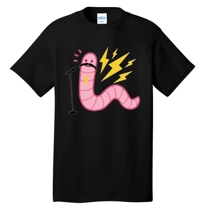 Worm With A Mustache Tom Ariana Reality Tall T-Shirt