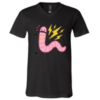 Worm With A Mustache Tom Ariana Reality V-Neck T-Shirt