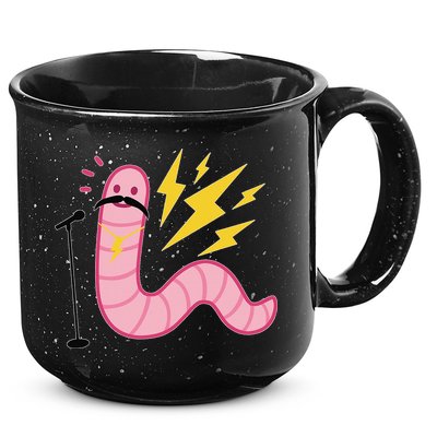 Worm With A Mustache Tom Ariana Reality 15oz Campfire Ceramic Mug