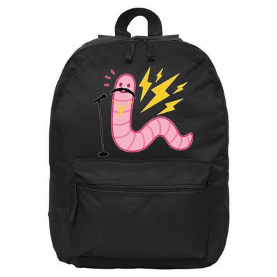 Worm With A Mustache Tom Ariana Reality 16 in Basic Backpack