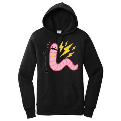 Worm With A Mustache Tom Ariana Reality Women's Pullover Hoodie