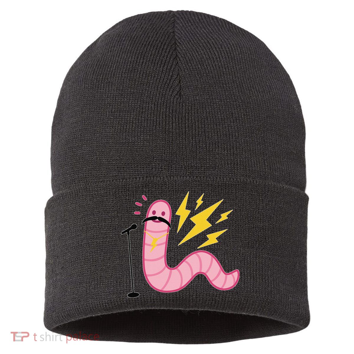 Worm With A Mustache Tom Ariana Reality Sustainable Knit Beanie