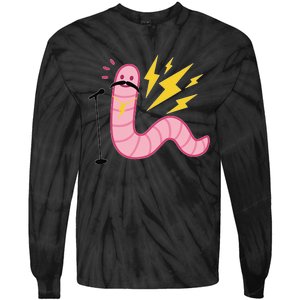 Worm With A Mustache Tom Ariana Reality Tie-Dye Long Sleeve Shirt