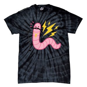 Worm With A Mustache Tom Ariana Reality Tie-Dye T-Shirt