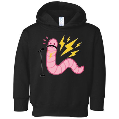 Worm With A Mustache Tom Ariana Reality Toddler Hoodie