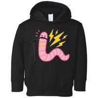Worm With A Mustache Tom Ariana Reality Toddler Hoodie