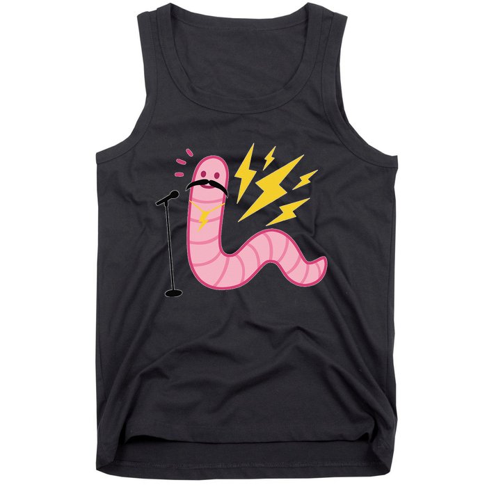 Worm With A Mustache Tom Ariana Reality Tank Top