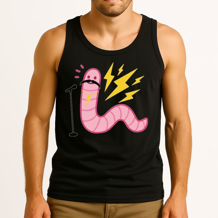 Worm With A Mustache Tom Ariana Reality Tank Top