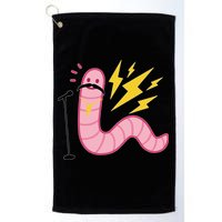 Worm With A Mustache Tom Ariana Reality Golf Towel