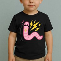 Worm With A Mustache Tom Ariana Reality Toddler T-Shirt