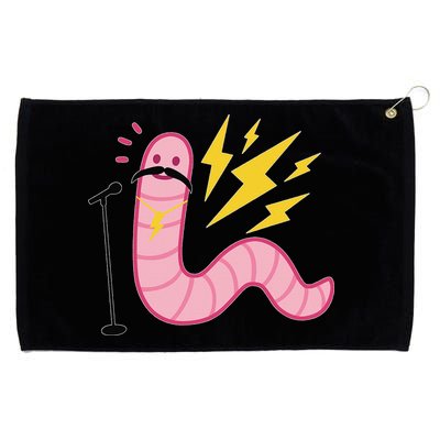 Worm With A Mustache Tom Ariana Reality Grommeted Golf Towel