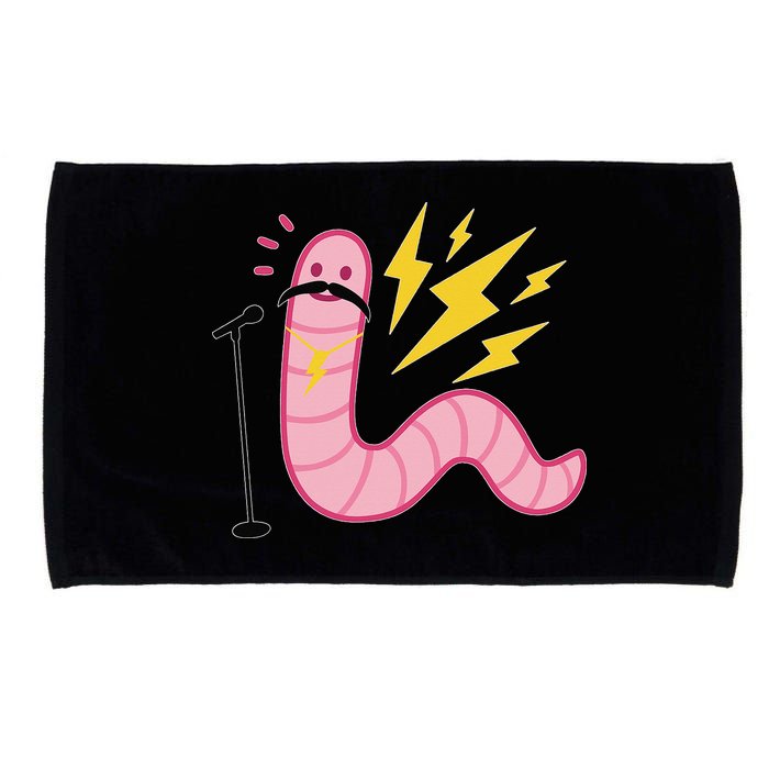 Worm With A Mustache Tom Ariana Reality Microfiber Hand Towel