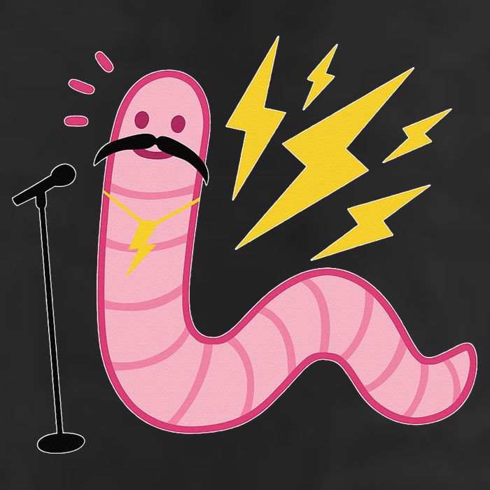 Worm With A Mustache Tom Ariana Reality Microfiber Hand Towel