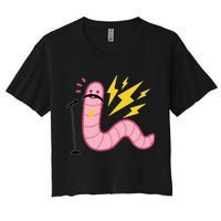 Worm With A Mustache Tom Ariana Reality Crop Top