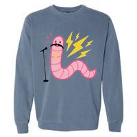 Worm With A Mustache Tom Ariana Reality Garment-Dyed Sweatshirt
